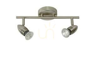 Strahler Lucide CARO-LED 2-flammig Silber GU10 LED 2700K 13955/10/12 small 1