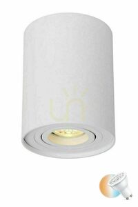 Downlight Lucide Tube weiß GU10 LED dimmbar 22952/01/31 small 0