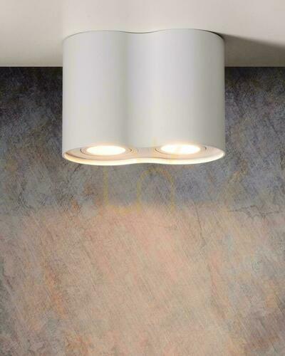 Prüfen Downlight Lucide TUBE 2x GU10 weiß Aluminium 22952/02/31