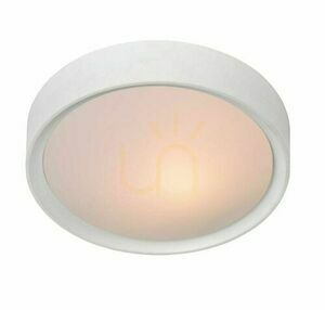 Plafond Lucide LEX Weiß 25 cm Kunststoff LED E27 dimmbar 08109/01/31 small 0