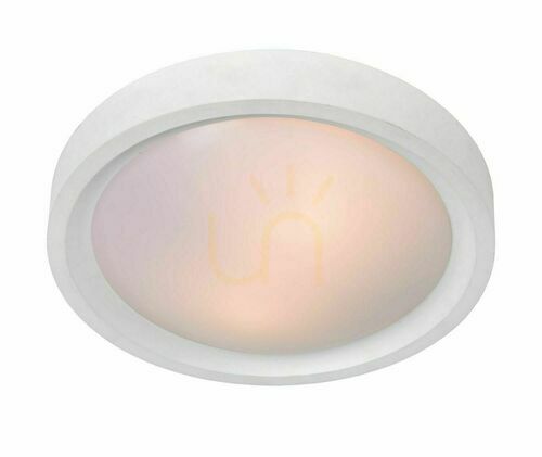 Prüfen Plafond Lucide LEX Weiß 33 cm Kunststoff 2-flammig 08109/02/31
