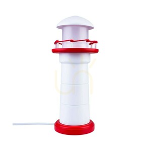 Hellux Latarnia 4113024 Kinder-Nachttischlampe, weiß-rot, 31 cm small 1