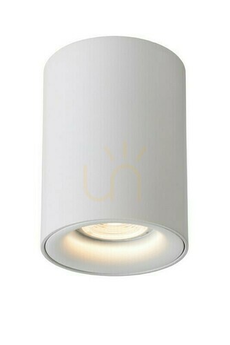 Prüfen Lucide BENTOO-LED Aufbau-Deckenstrahler Weiß GU10 LED 5 W 3000 K Ø8 cm 09912/05/31