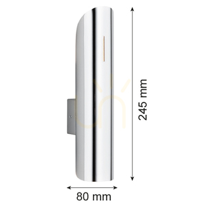 Wandleuchte ARGON AKRON Chrom G9 2-flammig 1038 small 2