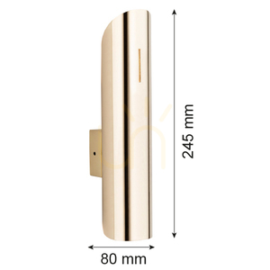 Wandleuchte ARGON AKRON Messing 2-flammig G9 SKU 1039 small 3