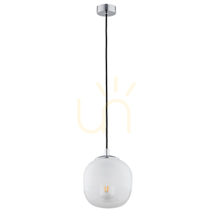 Pendelleuchte ARGON BALTIMORE Opal matt Transparent Chrom E27 4676 small 1