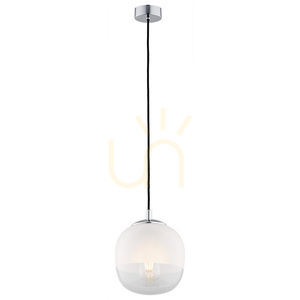 Pendelleuchte ARGON BALTIMORE Opal matt Transparent Chrom E27 4676 small 0