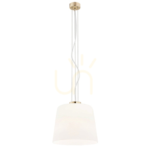 Pendelleuchte Argon Berkley Opal-Matt el. vermessingt 315 mm E27 SKU 4689 small 0