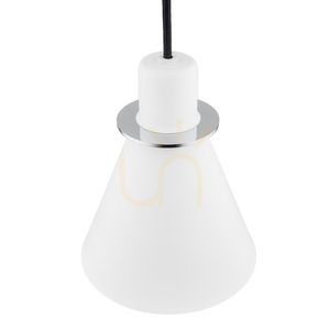 Pendelleuchte ARGON BEVERLY Weiß Chrom E27 4681 small 3