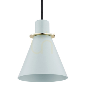 Pendelleuchte ARGON BEVERLY mattblau vermessingt E27 4682 small 2