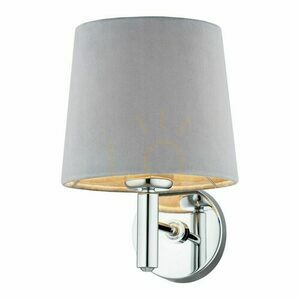 Wandleuchte ARGON Bolzano Plus dunkelgrau chrom E27 4725 small 2