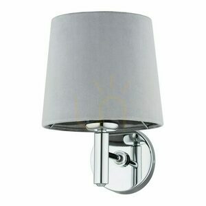 Wandleuchte ARGON Bolzano Plus dunkelgrau chrom E27 4725 small 4