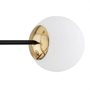 Pendelleuchte Argon Cameron 8-flammig opal matt schwarz messing 5041 small 6