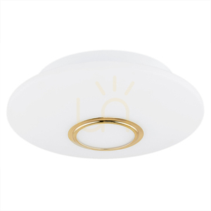 Deckenleuchte ARGON CHICAGO 2-flammig opal matt vermessingt E27 1030 small 1