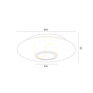 Deckenleuchte ARGON CHICAGO 2-flammig opal matt vermessingt E27 1030 small 4