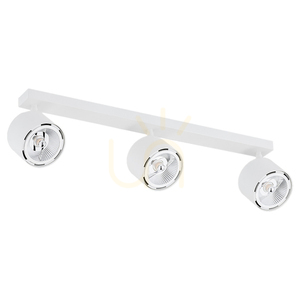 Plafond Argon CLEVLAND 3-flammig Weiß GU10 6100 BZ small 3