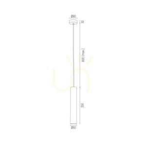Pendelleuchte Argon Gomera Plus Messing Schwarz GU10 4755 small 4