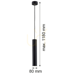Pendelleuchte Argon Gomera Plus schwarz GU10 1x5W SKU 4756 small 7