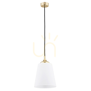 Pendelleuchte Argon JACKSON opal matt vermessingtes Glas E27 4698 small 1