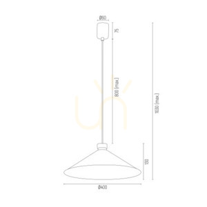 Pendelleuchte ARGON NASHVILLE weiß Messing E27 4693 small 6