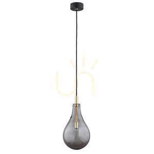 Pendelleuchte ARGON OAKLAND rauchglas schwarz G9 SKU 4716 small 1