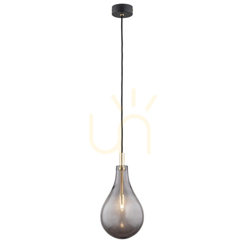 Prüfen Pendelleuchte ARGON OAKLAND rauchglas schwarz G9 SKU 4716