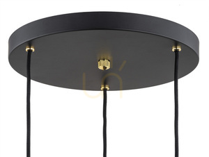 Pendelleuchte ARGON Oakland rauchig schwarz 3-flammig SKU 6105 small 3