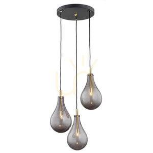 Pendelleuchte ARGON Oakland rauchig schwarz 3-flammig SKU 6105 small 0