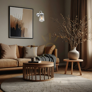 Wandleuchte Argon Pasadena rauch chrom E27 IP44 4718 small 1