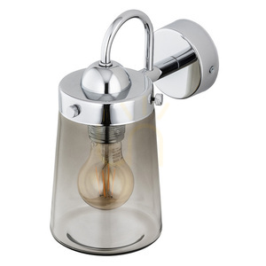 Wandleuchte Argon Pasadena rauch chrom E27 IP44 4718 small 3