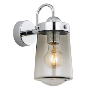 Wandleuchte Argon Pasadena rauch chrom E27 IP44 4718 small 0