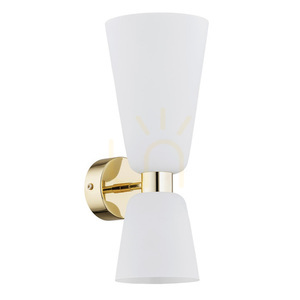 Wandleuchte ARGON RENO 2-flammig opal matt Messing E14 1034 small 1