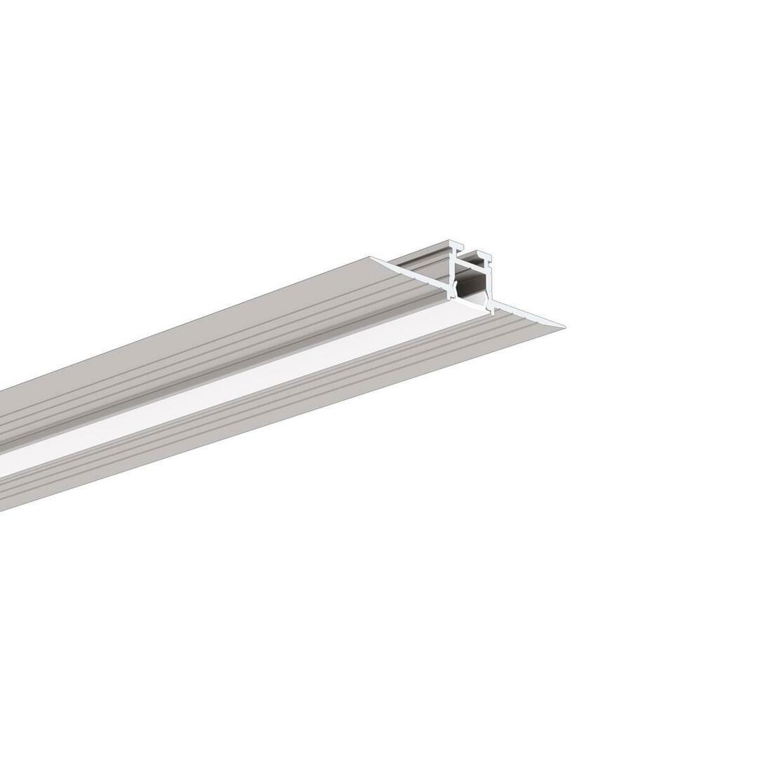 LED-Unterputzprofil KOZEL-10 Silber nicht eloxiert 1m