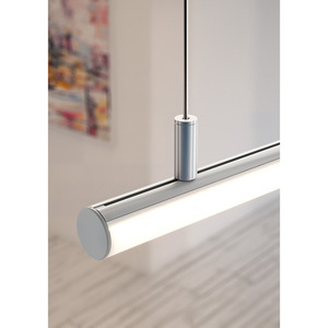 LED-Pendelleuchte JAZ Silber eloxiert e6-k1 2m small 3