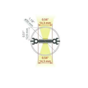 Rundes LED-Profil JAZ-DUO Silber eloxiert e6-k1 2m small 6