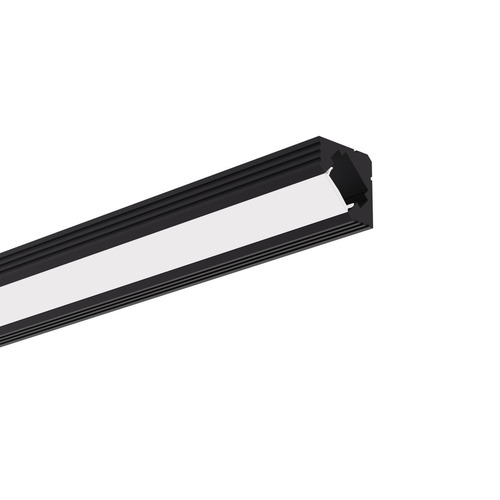 Prüfen LED-Winkelprofil schwarz 45-ALU eloxiert e6-k7 2m