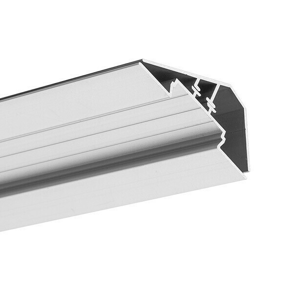 LED corner profile LOC-30 Silver anodized 1m
