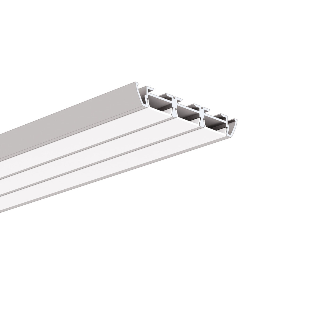 LED profil široký TRIADA Strieborný eloxovaný e6-k1 1m