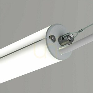 KLUŚ JAZ-DUO-N-FI-6,5 Endkappe grau mit 6,5-mm-Öffnung small 3