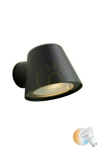 Prüfen Außenwandleuchte Lucide Dingo Anthrazit Aluminium GU10 IP44 14881/05/30