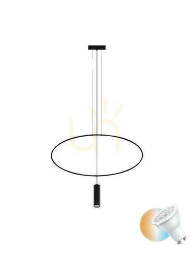 Prüfen Pendelleuchte Thoro HOLAR 1 schwarz 81 cm GU10