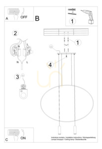 Hängeleuchte HOLAR 2 schwarz Thoro small 9