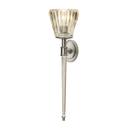 Prüfen Agatha 2 Light Wandleuchte - Gebürstetes Nickel Elstead