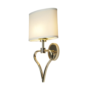 Falmouth 2 Light Wandleuchte - French Gold Elstead small 0
