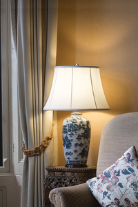 Blue Ginger Jar 1 Light Tischlampe Elstead small 2