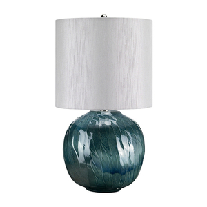 Blue Globe 1 Light Tischleuchte Elstead small 1