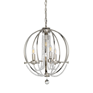 Cassie 4-Licht-Kronleuchter Elstead small 1