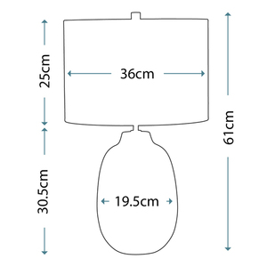 Chelsfield 1 Light Tischleuchte Elstead small 4