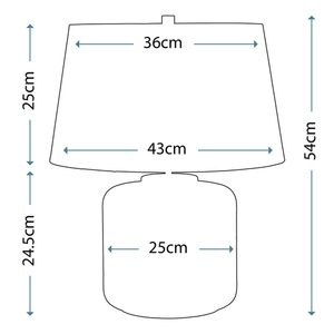 Columbus 1 Light Tischleuchte Elstead small 4