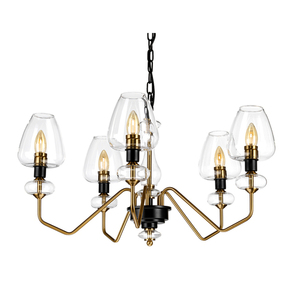 Armand 5-Licht-Kronleuchter - Altmessing Elstead small 1